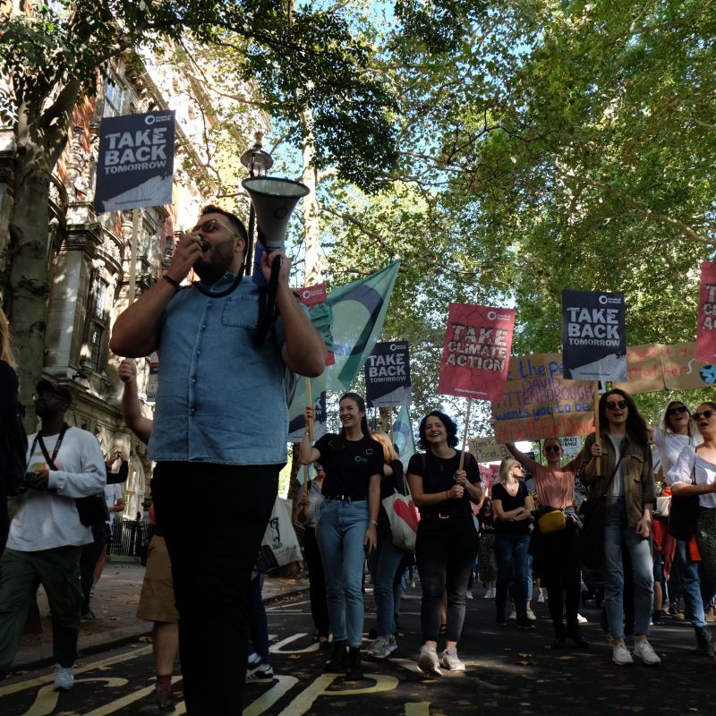 Youth strikers at the Global Climate Strike, 20 September 2019