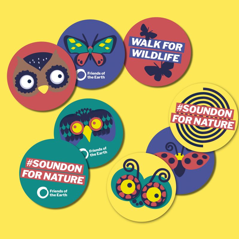 Wildlife animation badges