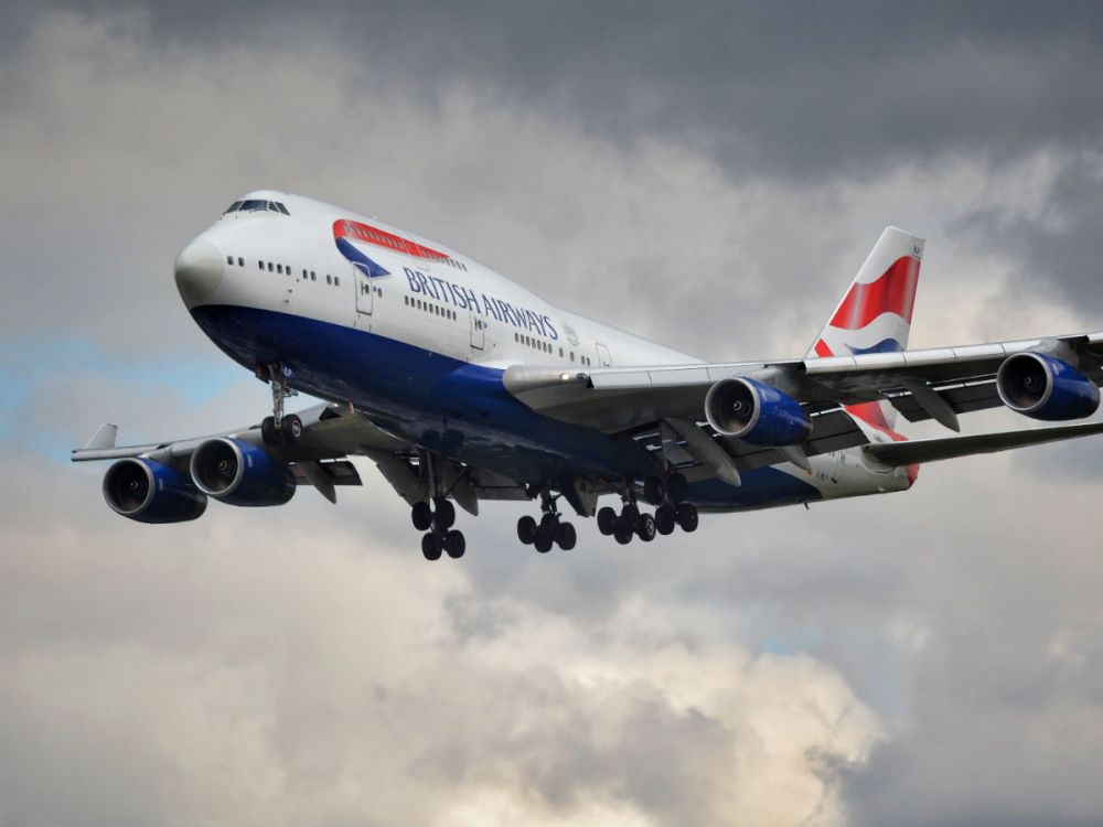British Airways jumbo jet